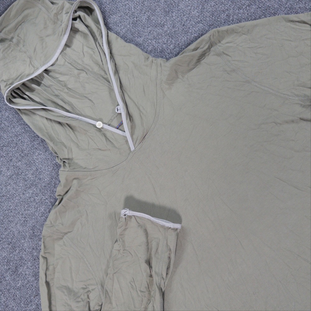Patagonia Daily Sun Hoody Mens Large Sage Green RVGN 41930 Thumb Loops #4802